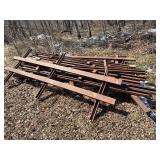 Corral panel extensions. 10 ft, works 2 x4' lumber