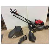 Honda Lawnmower, blade is sharpened, Lawn Ready