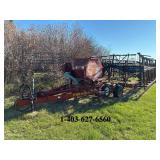 Morris 66ft harrows with 2420 Valmar Applicator
