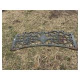 Cast iron Back for a bench 48' long