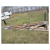 9 Lean too rafters. 18ft long, 36' H, 2x4 & 2x6'