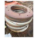 Wheel weights. 23ï¿½ across