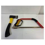 Hatchet and 12ï¿½ bow saw.