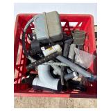 Plumbing Supplies in a crate