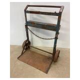 Acetylene cart. 271/2ï¿½ x 20ï¿½ x 40ï¿½ high