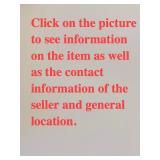 See Description for Seller and General Location