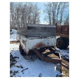 Farm trailer. 2' ball, 6.5 - 16 tires - NOT plated