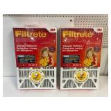 Two 16 x 25 x 4' Furnace Filters