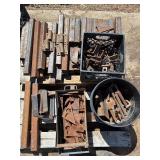 Pallet of parts to build Gates and panels.