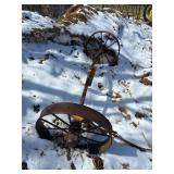 2 Steel wheels. 25' across