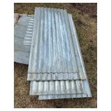 10 Metal Sheets 55' long x 26' high