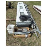 Steel insulated Overhead door.12ft w x14ft H, Used