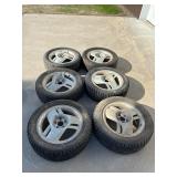 6 Tires and rims off a Sunfire 205 55 R16