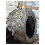 2 Galaxy Tractor tires 18.4 - 38, stored Inside