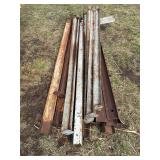 4' Channel & 2&3' angle iron. 20pcs, 60-100' long