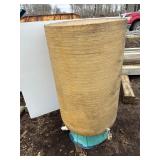 Fiberglass Rain barrel w heater 24 x 46' high
