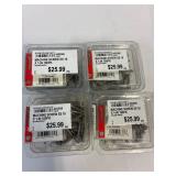 4 Packs Machine Screws #10 x 1'