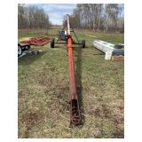 6' Auger by 36 ft, 8hp Gas Motor, Running