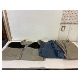 Coveralls. Size 44 & 46. 5 pair. Washed. Ised.