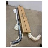 Set of Chrome exhaust stacks. 3 1/2ï¿½. Unused.