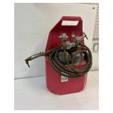 Portable Acetylene set. Customer owned tanks