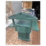Salad bar. On castors. Poly resin. 69ï¿½ x 40ï¿½