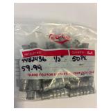 50 Pack of 1/2' anchors