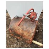 50 Gallon Slip tank w Hand pump