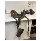 Antique McClellan Calvry saddle. Has been modified