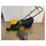 Yard Man Push Lawnmower Not Running, Not Seized