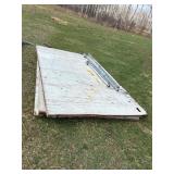 7ft x 11ft H Rolling shop doors, Cannon Ball Track