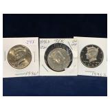 1996P 96D, 96S - USA Kennedy Nickel Half Dollars
