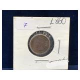 1860 USA Indian Head Penny