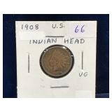 1908 USA Indian Head Penny