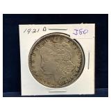 1921 D - USA Morgan Silver Dollar