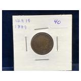 1889 USA Indian Head Penny