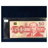 1988 Bank of Canada $50 note