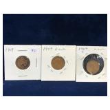 1909 USA Indian Head & Lincoln Wheat Ears Pennies