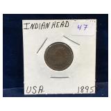 1895 USA Indian Head Penny