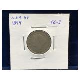1899 USA Liberty Head Nickel