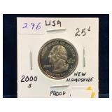 2000 S - USA Proof Washington Quarter