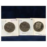 2007P 07D, 07S - USA Kennedy Nickel Half Dollars