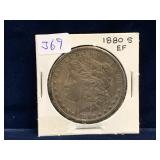 1880 S - USA Morgan Silver Dollar