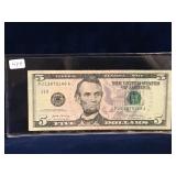 2017 USA $5 Bank Note