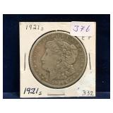 1921 S  - USA Morgan Silver Dollar