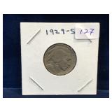 1929 S USA Buffalo Nickel