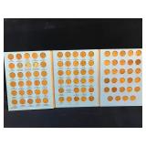 Lincoln Head pennies book, 1941-1974, 88 coins
