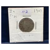 1907 USA Liberty Head Nickel