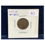1892 USA Indian Head Penny