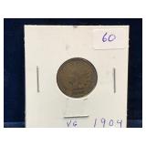 1904 USA Indian Head Penny